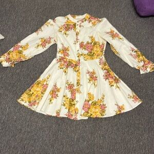 Sezane floral dress